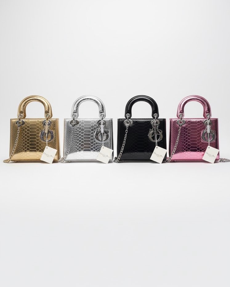 Dior Lady Crocodile Bag - Image 2