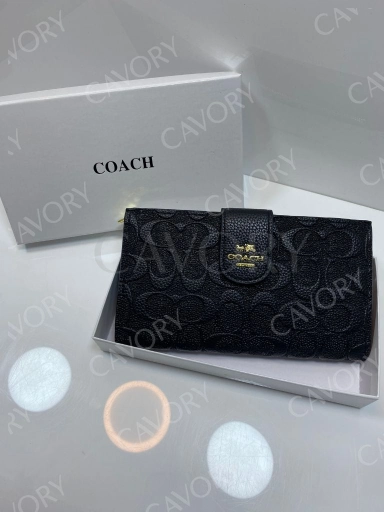 Coach Signature Flap Wallet
