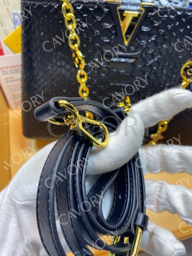 Louis Vuitton Capucines MM Python Skin Bag