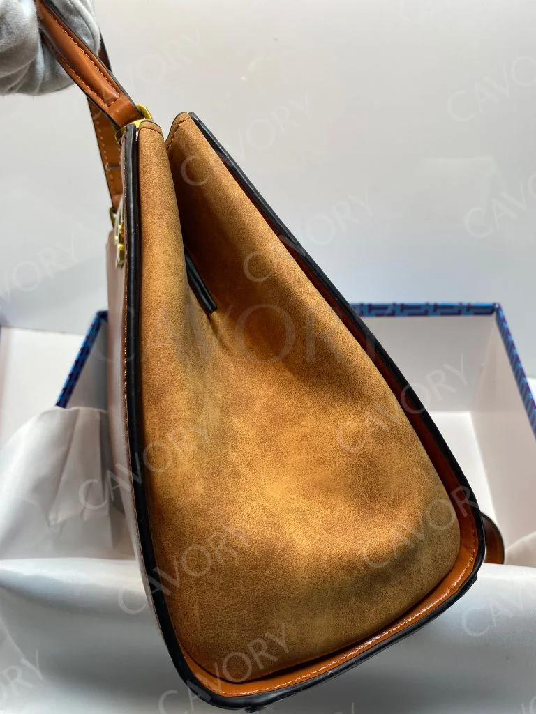 Tory Burch Lee Radziwill Leather Top Handle Bag