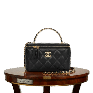 Chanel Vanity Case Top Handle Bag – Quilted Premium Luxury Handbag