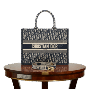 Dior Embroidered Book Tote Bag