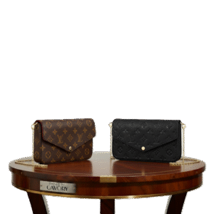 Louis Vuitton Monogram Clutch Wallet Set