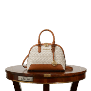 Michael Kors Signature Canvas Satchel With Crossbody Strap