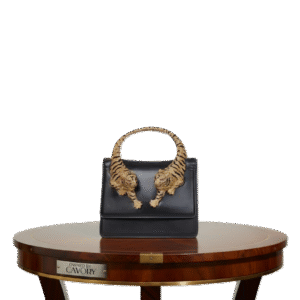 Roberto Cavalli Tiger-Embellished Shoulder Bag