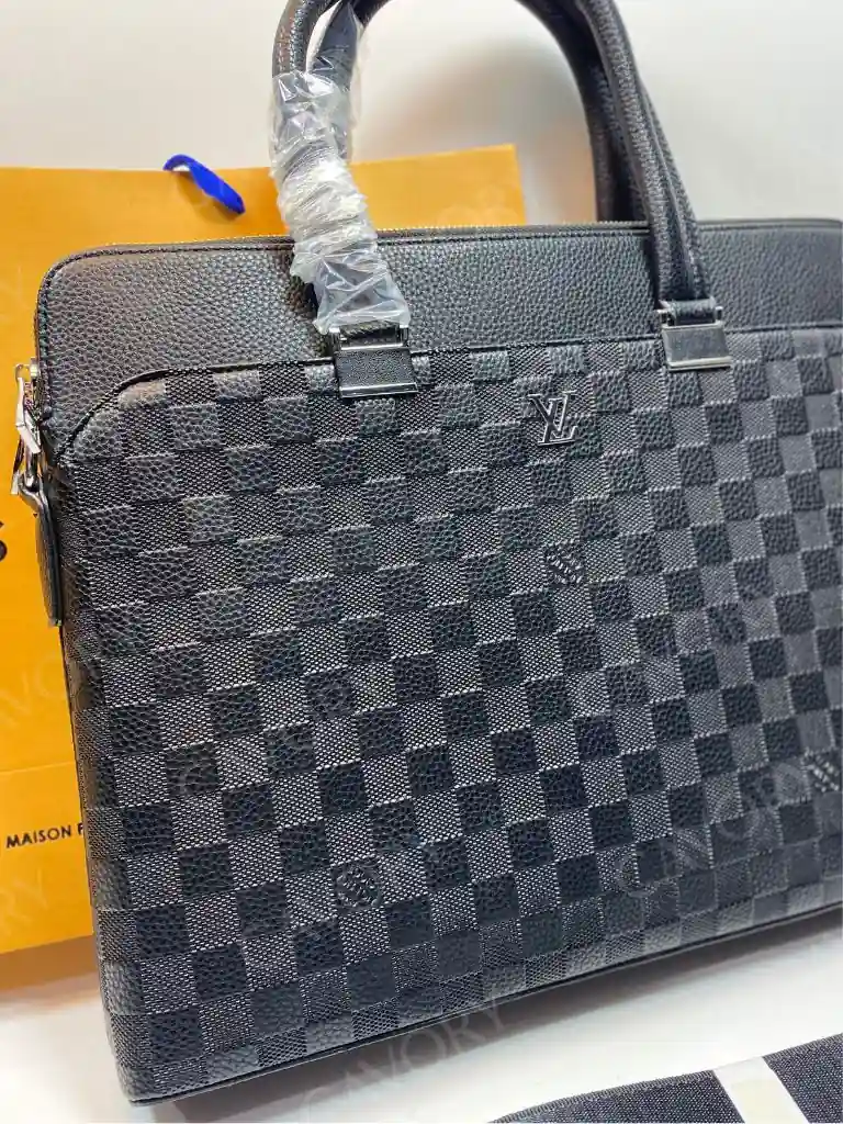 Louis Vuitton Men’s Briefcase Bag – Damier Graphite & Monogram Shadow