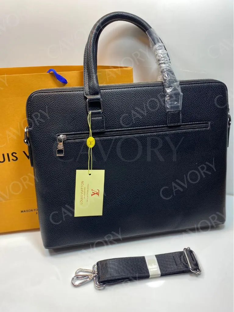 Louis Vuitton Men’s Briefcase Bag – Damier Graphite & Monogram Shadow