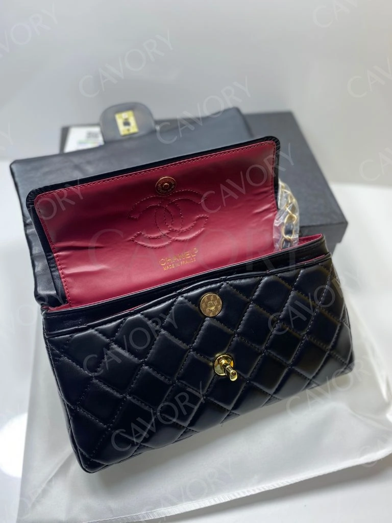 Chanel Classic Flap Bag – Quilted Leather with Gold-Tone Hardware