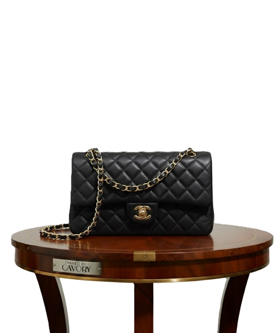 Chanel Classic Medium Flap Bag – with Gold-Tone Hardware