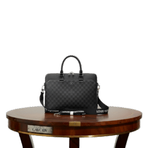Louis Vuitton Men’s Briefcase Bag – Damier Graphite & Monogram Shadow
