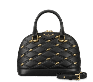 Louis Vuitton Quilted Alma Style Dome Bag with Studs