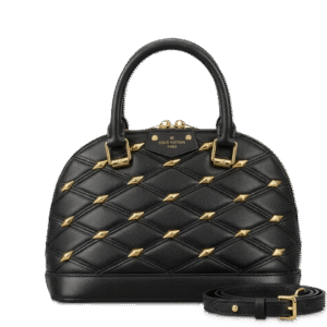Louis Vuitton Quilted Alma Style Dome Bag with Studs