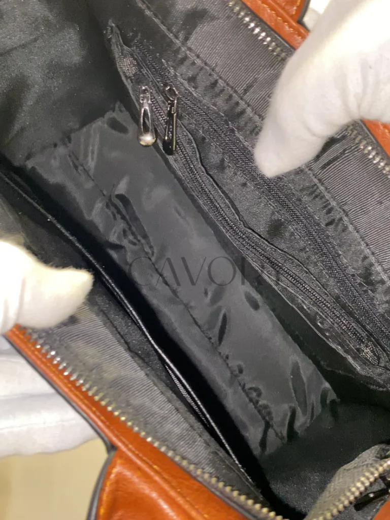 Artisan Hand-Tooled Leather Tote Vintage Bag