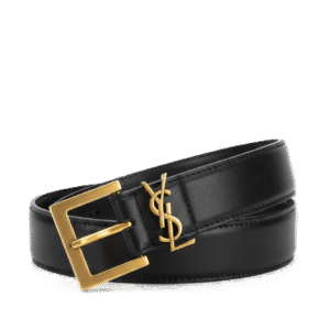 Saint Laurent (YSL) Cassandre Narrow Belt with Square Buckle